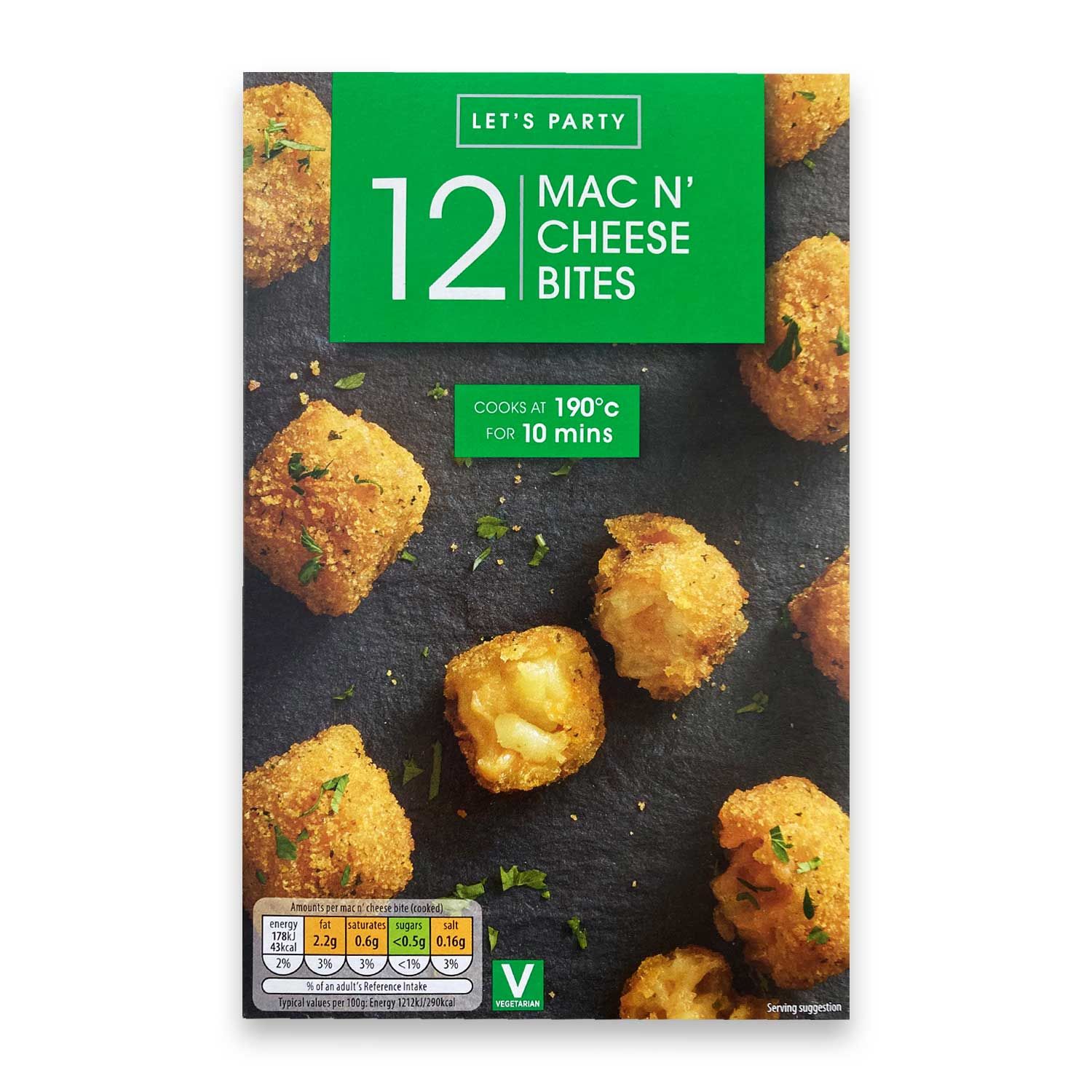 Mini Mac N' Cheese Bites 180g Let's Party